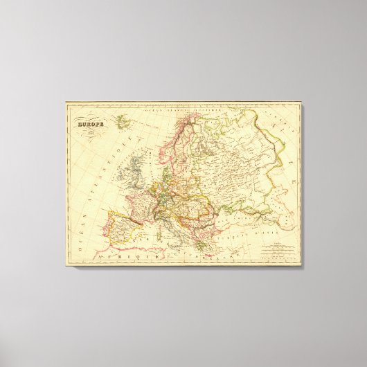 Europa 10 canvas afdruk (Voorkant)