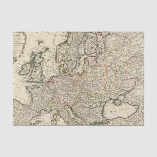 Europa 11 tissuepapier (Voorkant)