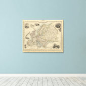 Europa 12 canvas afdruk (Insitu (Houten vloer))