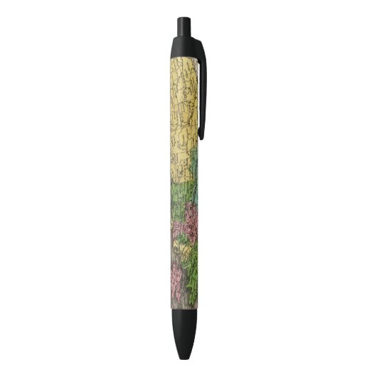 Europa 12 zwarte inkt pen (Achterkant (Verticaal))
