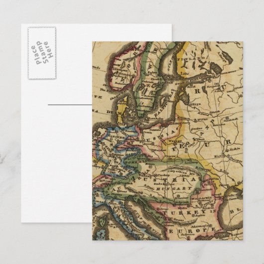 Europa 13 briefkaart (Voorkant / Achterkant)