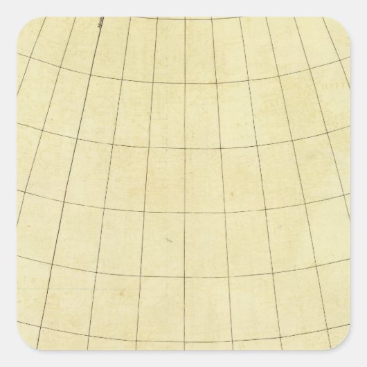 Europa 14 vierkante sticker (Voorkant)