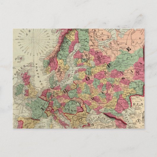 Europa 15 briefkaart (Voorkant)