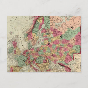 Europa 15 briefkaart