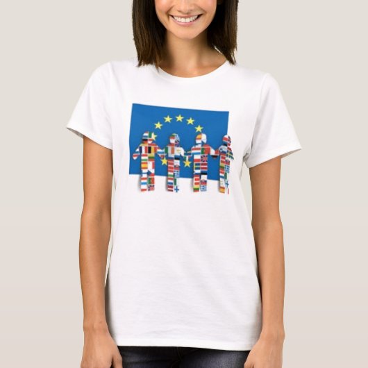 europa - 175x150 - 25 lidstaten t-shirt (Voorkant)