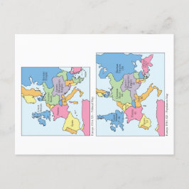 Europa 1914 Briefkaart