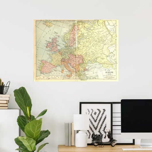 Europa: 1914 poster (Thuiskantoor)