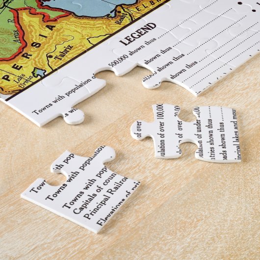 Europa 1923 legpuzzel (Zijkant)