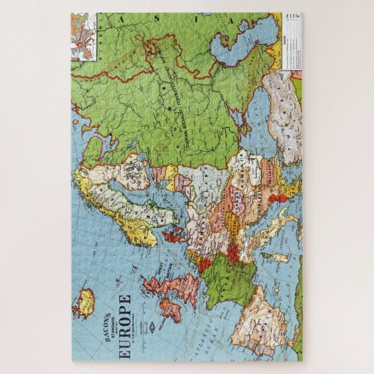 Europa 1923 legpuzzel (Verticaal)