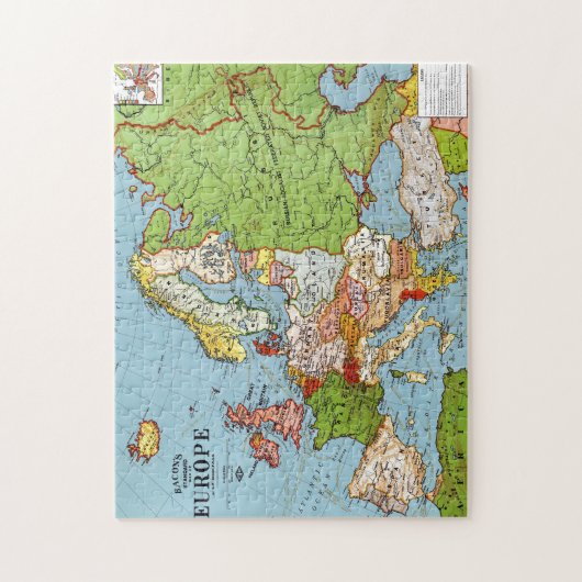 Europa 1923 legpuzzel (Verticaal)