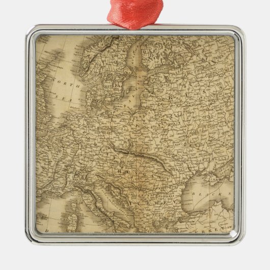 Europa 19 metalen ornament (Voorkant)