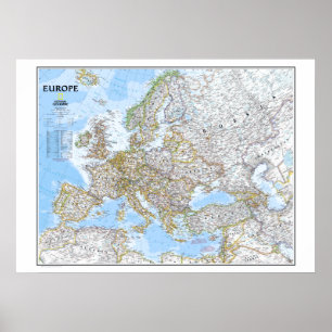 "Europa: 2006 - klassieke politieke meerjarenstrat Poster