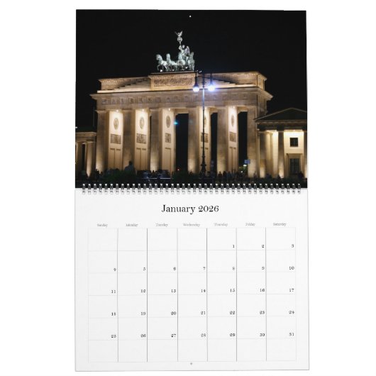 Europa 2025 groot kalender (Jan 2026)