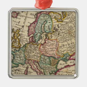 Europa 20 metalen ornament