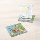  Europa 20e eeuw Algemene kaart Lithografie Kartonnen Onderzetters (Insitu)