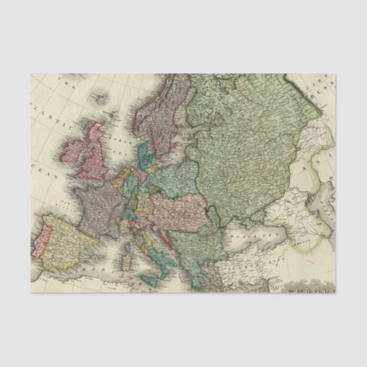 Europa 21 tissuepapier (Voorkant)