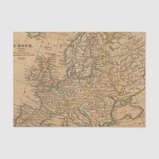 Europa 22 tissuepapier (Voorkant)