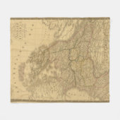 Europa 23 fleece deken (Voorkant (Horizontaal))