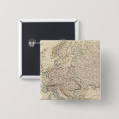 Europa 23 vierkante button 5,1 cm (Voorkant /achterkant)