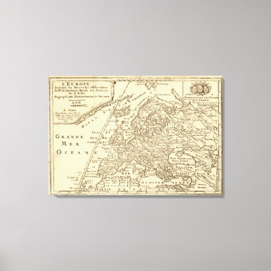 Europa 24 canvas afdruk (Voorkant)