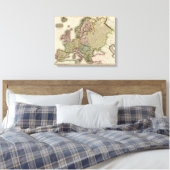 Europa 24 canvas afdruk (Insitu (Slaapkamer))