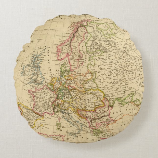 Europa 27 rond kussen (Voorkant)