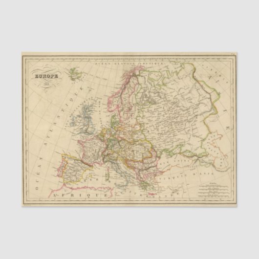 Europa 27 tissuepapier (Voorkant)