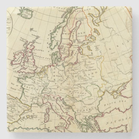 Europa 33 stenen onderzetter (Voorkant)
