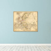Europa 37 canvas afdruk (Insitu (Houten vloer))