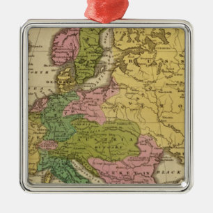 Europa 40 metalen ornament