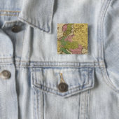 Europa 40 vierkante button 5,1 cm (In situ)