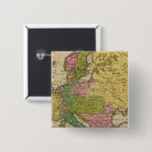 Europa 40 vierkante button 5,1 cm (Voorkant /achterkant)