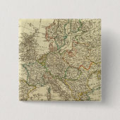 Europa 43 vierkante button 5,1 cm (Voorkant)