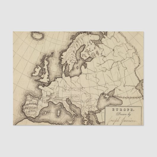 Europa 45 tissuepapier (Voorkant)