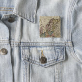 Europa 46 vierkante button 5,1 cm (In situ)