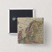 Europa 46 vierkante button 5,1 cm (Voorkant /achterkant)