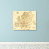 Europa 47 canvas afdruk (Insitu (Houten vloer))