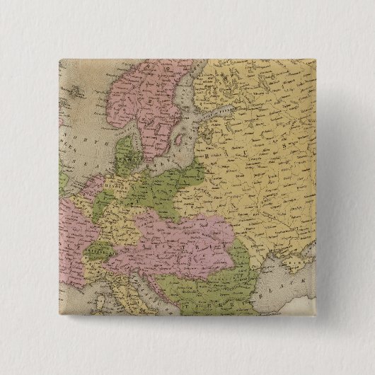 Europa 47 vierkante button 5,1 cm (Voorkant)