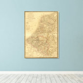 Europa 4 canvas afdruk (Insitu (Houten vloer))