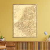 Europa 4 canvas afdruk (Insitu (Woonkamer))