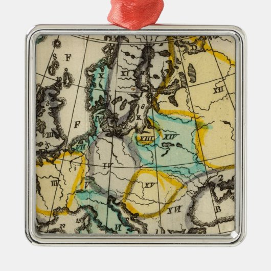 Europa 51 metalen ornament (Voorkant)