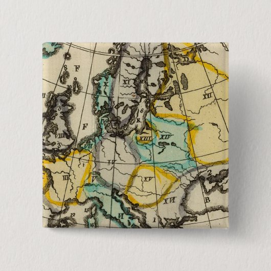 Europa 51 vierkante button 5,1 cm (Voorkant)