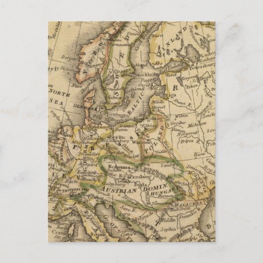 Europa 6 briefkaart (Voorkant)