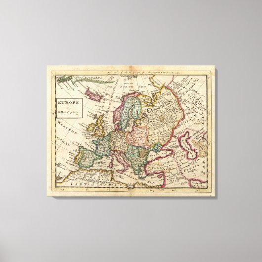 Europa 6 canvas afdruk (Voorkant)