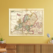 Europa 6 canvas afdruk (Insitu (Woonkamer))