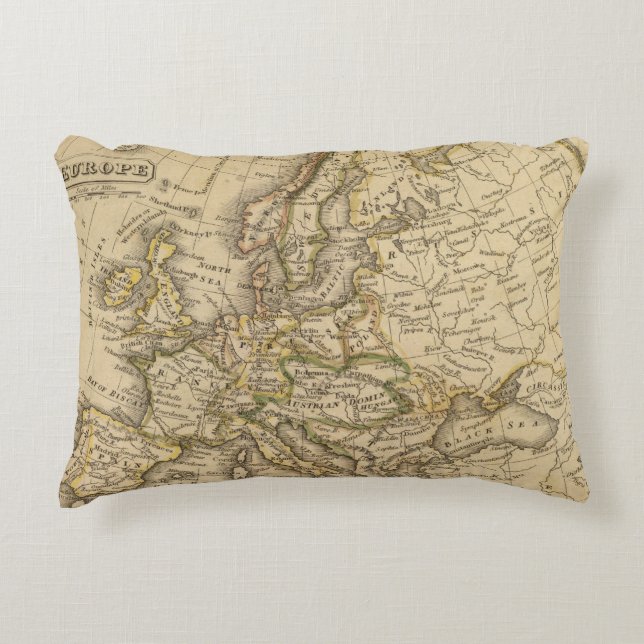 Europa 6 decoratief kussen (Voorkant)