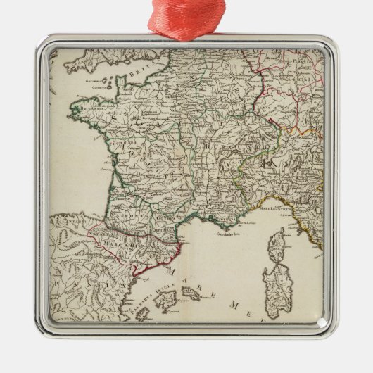 Europa 8 metalen ornament (Voorkant)