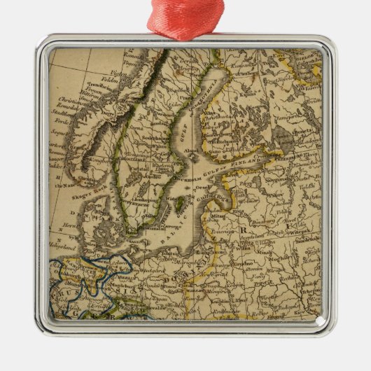 Europa 9 metalen ornament (Voorkant)