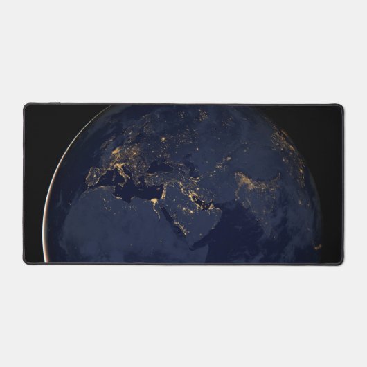 Europa, Afrika & Midden-Oosten stadslichten 's nac Bureaumat (Voorkant)