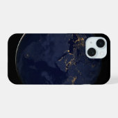 Europa, Afrika & Midden-Oosten stadslichten 's nac iPhone 15 Case (Achterkant horizontaal)